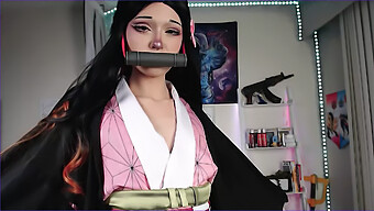 Hentai Video With Nezuko The Tentacle Slut Receiving A Cream Pie