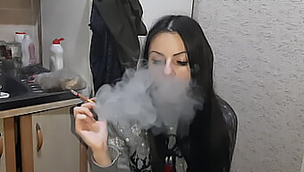 Smoking Girlfriend Watches Me Have Sex With Another Girl In Homemade Video