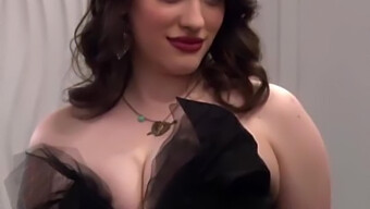 Kat'S Big Natural Tits In Action