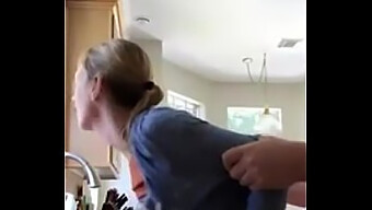 Mature Mom Gets Pounded In The Kitchen