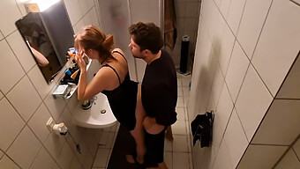 Amateur Coed Seduced And Fucked By Stepbrother In Bathroom