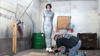 European Woman With Big Tits Gets Tied Up And Filmed