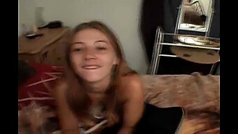 Amateur Sister Gives Brother A Blowjob