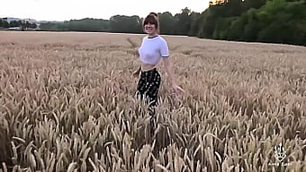 First Time In The Cornfield: German Pov Sex