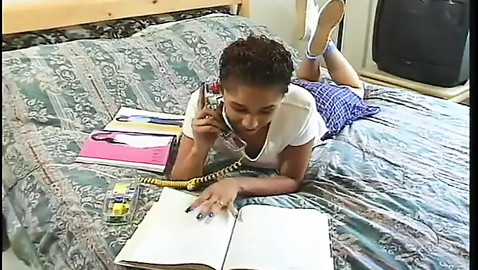 18+ School Girl Shai Gets Her Homework Done With A Big Cock