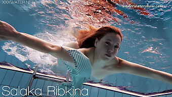 18+ European Teen Salaka Ribkina Gets Wet And Wild