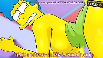 Pantat Besar Dalam Aksi Dalam Film Porno Yang Terinspirasi Simpsons