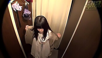 Asian Teen Caught In Changing Room