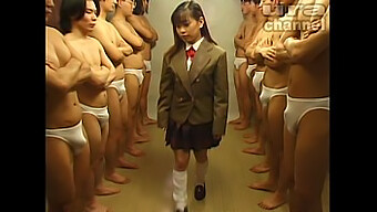 Teen (16+) Japanese Girl Learns The Art Of Bukkake In Group Sex