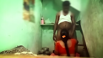 Indian (Desi) Aunt And Uncle Get Naughty In The Bathroom