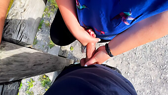 Outdoor Handjob: Barebacking At A Lake With A German Teen