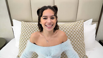 Petite 18-Year-Old Gets A Close-Up And Oral In Pov Video